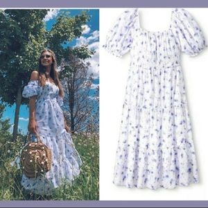 Love Shack Fancy Prairie Puff Sleeve Dress